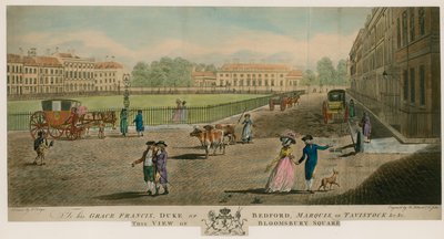 Bloomsbury Square, London  by Edward Dayes